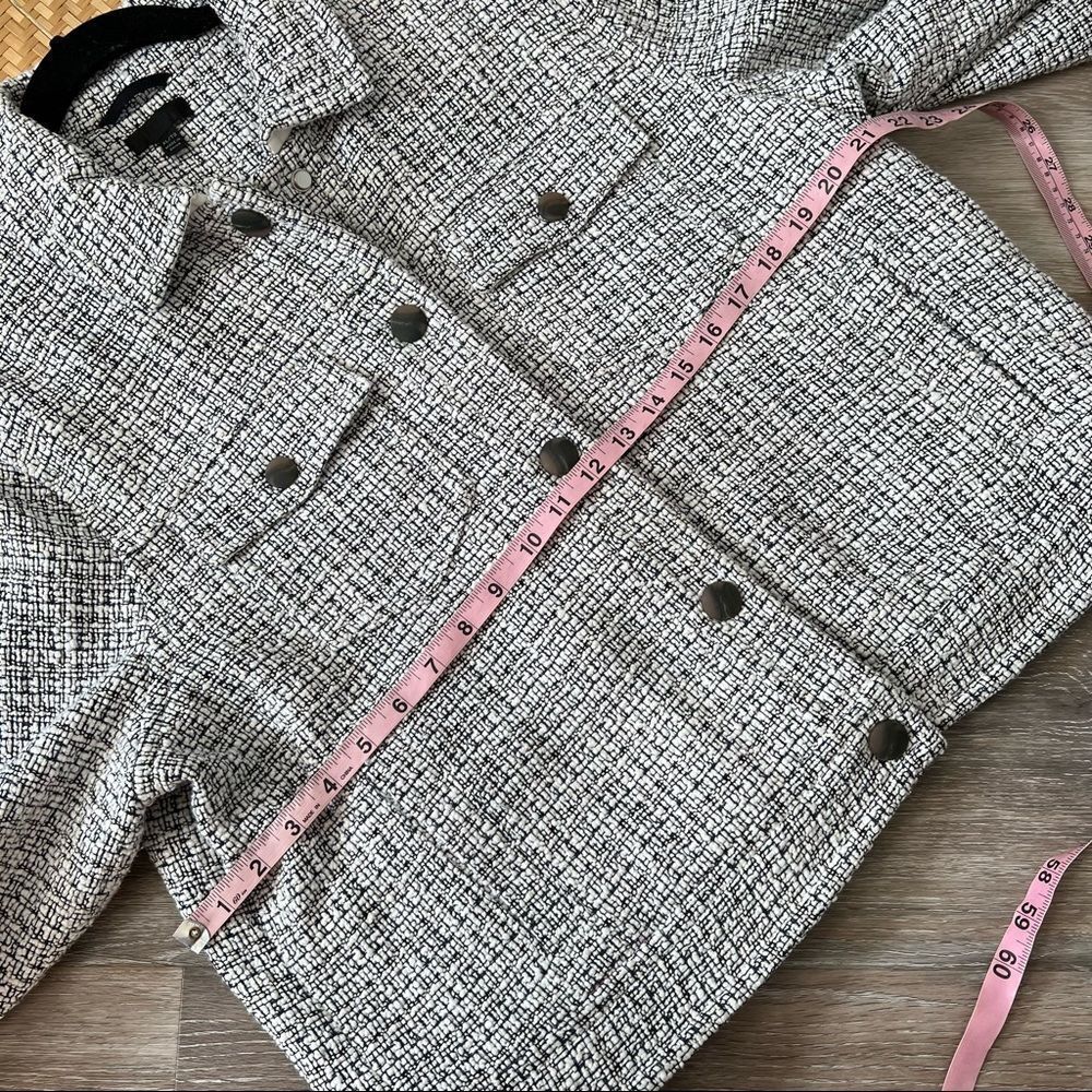 ATM Anthony Thomas melillo tweed cropped shacket - Picture 8 of 11
